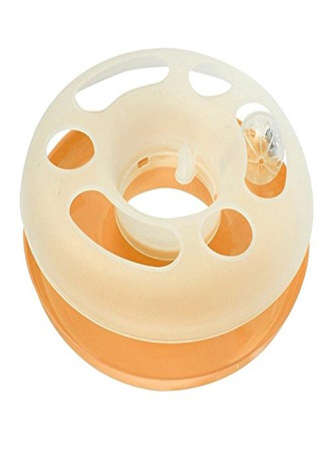 Sage Square Playful Pet Friendly Anti Slip Amusement Disk Toy with Balls for Happy Cat/Kitten/Puppy - Image 4